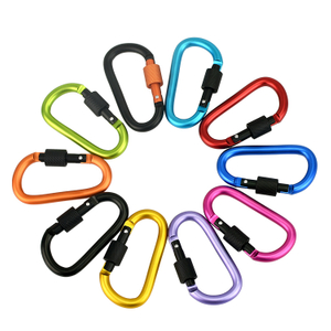 D-shaped carabiner for outdoor sports easy-to-use