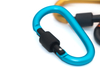 D-shaped carabiner for outdoor sports easy-to-use