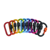 D-shaped carabiner for outdoor sports easy-to-use