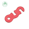 Double-eyed aluminum alloy umbrella rope buckle, tent canopy rope pull rope accessories, wind rope buckle fixing buckle