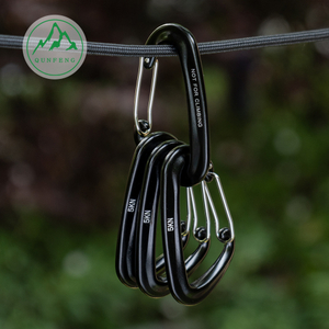No. 8 steel wire carabiner outdoor aluminum alloy spring hook D-shaped water bottle hook