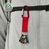 Aluminum alloy carabiner set outdoor camping wire hook webbing with keychain backpack hook