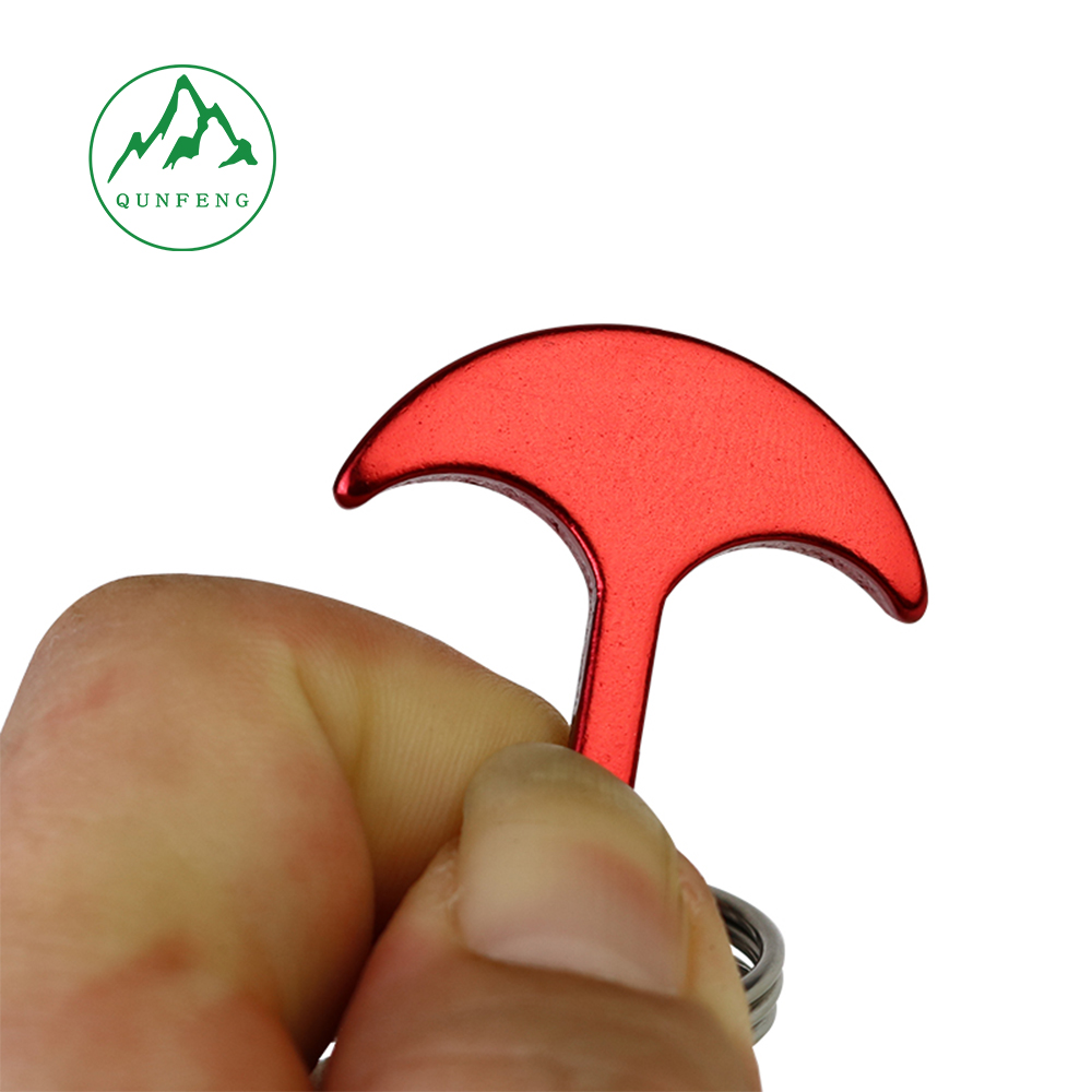 Fishbone spring rope buckle Wind rope canopy wind rope buckle Outdoor fixed pole rope tent accessory buckle