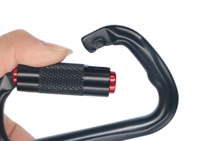 Certified Climbing Carabiner - 26KN Heavy Duty Auto Locking Carabiner Clip, Suitable for Rock Climbing, Camping, Gym, And Rescue