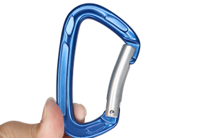 Outdoor multifunctional anti-fall climbing buckle with lock safety hook manual thread lock safety large hook spring hook