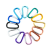 Durable And Improved Design - 3" Aluminum D-Ring Carabiner Clip Set for Outdoor Camping And Keychain Use