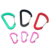 Fishing Multi-Use Carabiner Clips, 10 Pack 2.7" Small Caribeener Clips, Mini Keychain Aluminum Caribeaner Clip