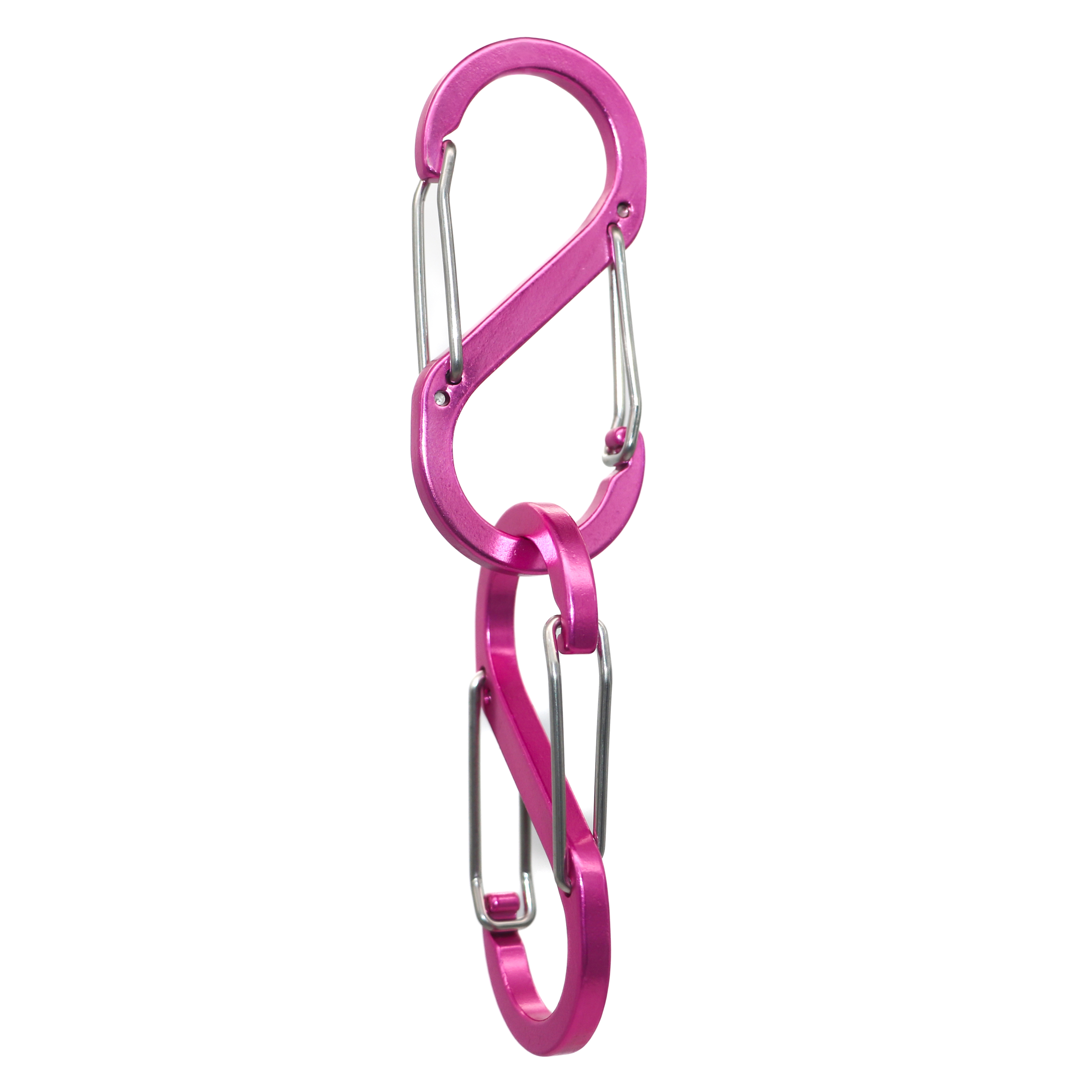 10Pcs Zipper Clips Anti Theft Zipper Lock Clips Coloured Carabiner Keyring Clip for Camping Fishing Traveling Outdoor Sports