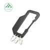 Multi-functional D-shaped climbing carabiner, outdoor safety aluminum climbing carabiner with 3-hole keyring