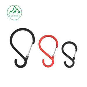 Aluminum Alloy S-Shaped Carabiner Hook, Gourd-Shaped Multifunctional Climbing Hook, S-Shaped Hook