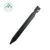 Outdoor tent triangular ground stakes 18cm for camping and leisure, aluminum alloy stakes for windproof reinforcement with ropes