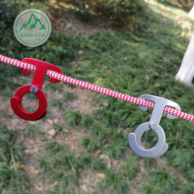 Aluminum alloy wind rope buckle, canopy anti-slip rope buckle, camping tent, fixed adjustment buckle