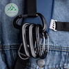 No. 8 steel wire carabiner outdoor aluminum alloy spring hook D-shaped water bottle hook
