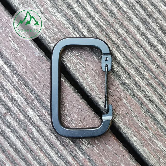 Square aluminum alloy wire buckle Outdoor cookware hook Travel key buckle