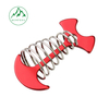 Fishbone spring rope buckle Wind rope canopy wind rope buckle Outdoor fixed pole rope tent accessory buckle