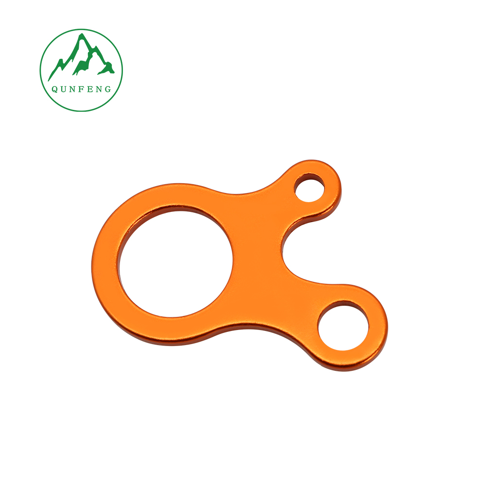 Outdoor camping three-eye rope buckle aluminum alloy rope buckle Camping tent canopy rope accessories special-shaped wind rope buckle