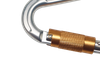 Rock climbing carabiner high strength automatic main lock D-shaped quick hanging aviation aluminum alloy carabiner fire safety