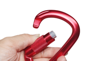 Professional Screwgate Locking Carabiner Clip - Heavy Duty for Rock Climbing, Mountaineering, Hammocking, Camping, And Outdoor Activities
