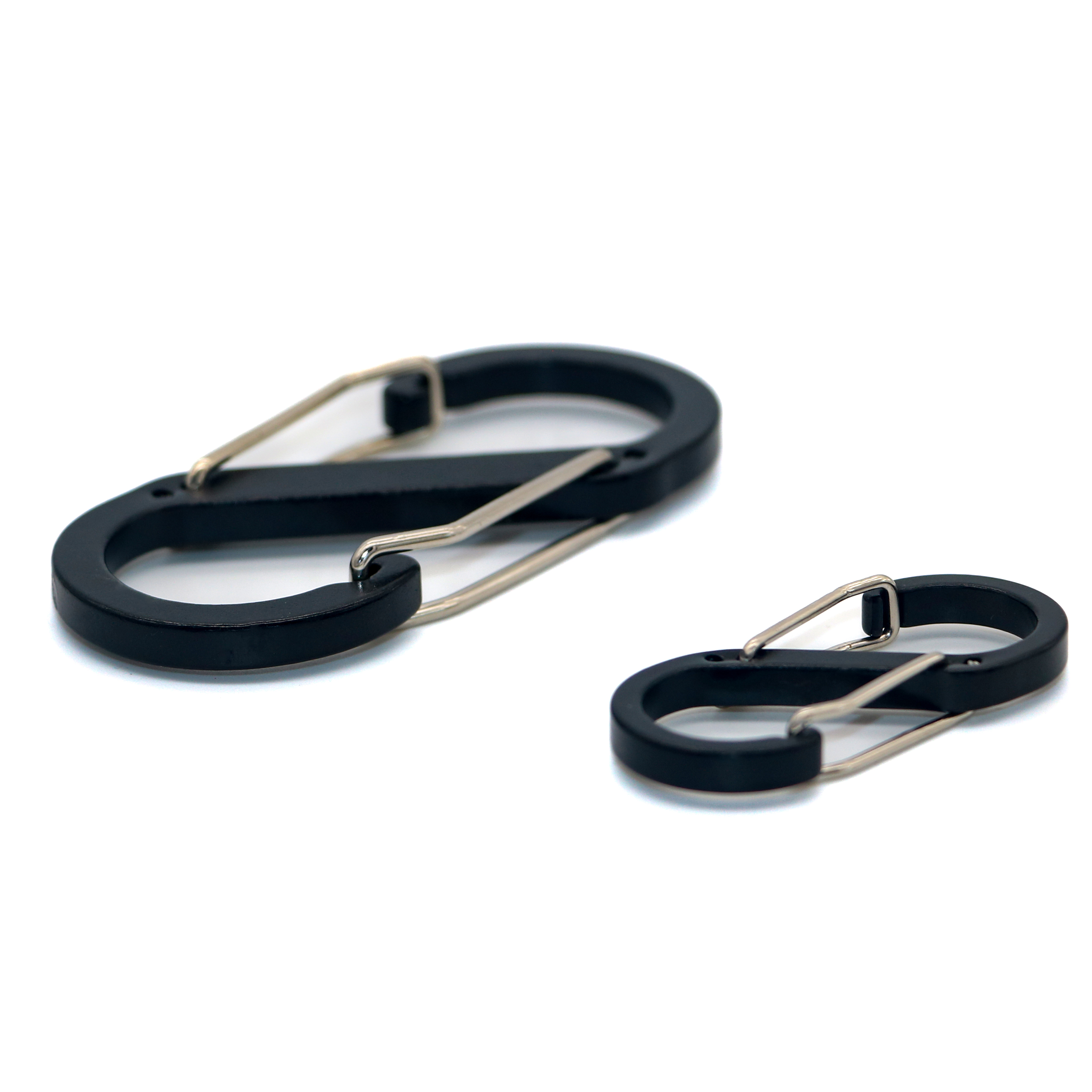 10Pcs Zipper Clips Anti Theft Zipper Lock Clips Coloured Carabiner Keyring Clip for Camping Fishing Traveling Outdoor Sports