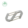 S-shaped small outdoor climbing carabiner aluminum alloy figure-8 keychain accessory, figure-8 buckle for backpack or bag hook
