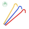 Tent stakes, question mark-shaped hex stakes , aluminum alloy tent pegs, camping ground sheet and canopy accessories
