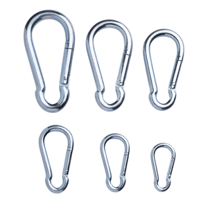 Iron Carabiner Load-bearing Carabiner Lock Ring Travel Kit Oval Carabiner Iron Silver