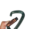 Professional Heavy Duty Climbing Carabiner Clips - 25kN Auto Locking