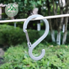 S-shaped wire carabiner Wild camping tent backpack hook Special-shaped spring buckle