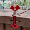 Fishbone spring drawstring windproof rope canopy wind rope buckle Outdoor fixed pole rope tent accessory buckle
