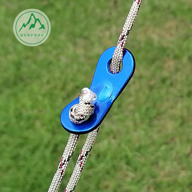 Tent fittings, aluminum alloy double-hole wind rope buckle, canopy fittings, adjusting buckles, windproof fixed rope buckles