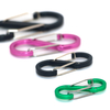 10Pcs Zipper Clips Anti Theft Zipper Lock Clips Coloured Carabiner Keyring Clip for Camping Fishing Traveling Outdoor Sports