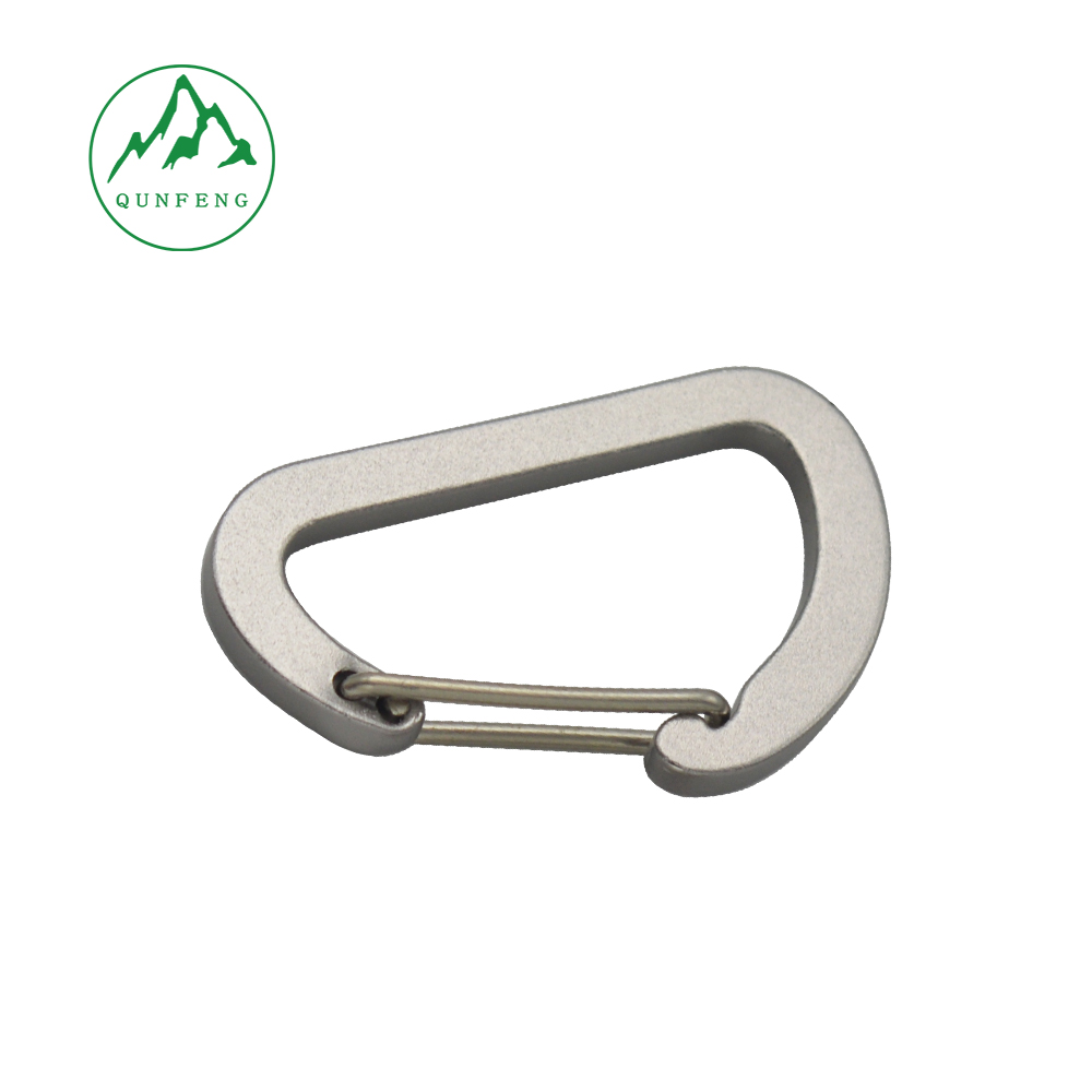 Backpack D-shaped Carabiner Quick Clip Outdoor Multi-functional Mountaineering Hook Gear Hook Keychain Water Bottle Aluminum Alloy