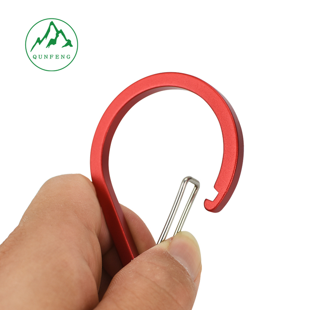 Aluminum Alloy S-Shaped Carabiner Hook, Gourd-Shaped Multifunctional Climbing Hook, S-Shaped Hook