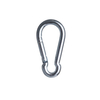 Iron Carabiner Load-bearing Carabiner Lock Ring Travel Kit Oval Carabiner Iron Silver