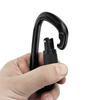 25KN Aluminum Alloy Carabiner Hooks - Heavy Duty, Locking, Spring-Loaded Gate Snap