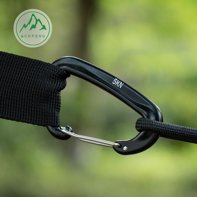 No. 8 steel wire carabiner outdoor aluminum alloy spring hook D-shaped water bottle hook