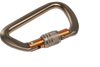 Versatile and Reliable 25kN Locking Carabiner Clips - Lightweight and Heavy Duty