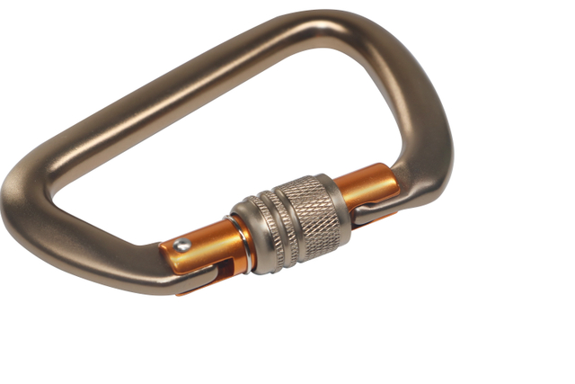 Versatile and Reliable 25kN Locking Carabiner Clips - Lightweight and Heavy Duty
