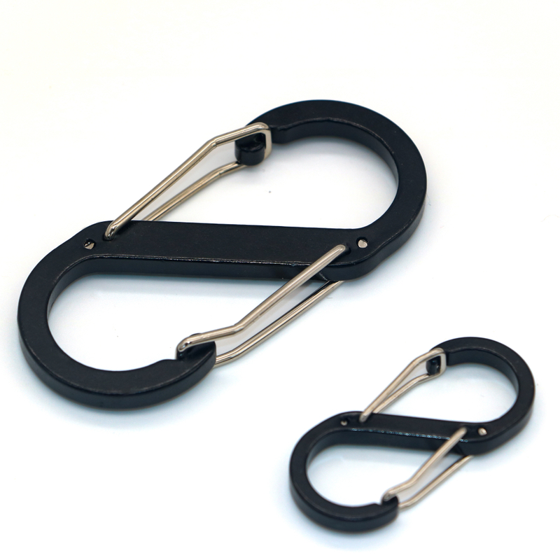 10Pcs Zipper Clips Anti Theft Zipper Lock Clips Coloured Carabiner Keyring Clip for Camping Fishing Traveling Outdoor Sports