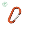 No. 4 D-shaped spring carabiner, aluminum alloy outdoor quick-link climbing buckle, toy accessory clasp