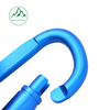 No. 8 D-type Outdoor Climbing Carabiner Aluminum Alloy Quick Hook Backpack Attachment Large Colorful Keychain