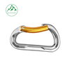 Outdoor Climbing Main Lock Descender Aluminum Bearing Carabiner Quick Draw Safety D-Ring Screw