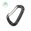 No. 8 D-shaped Flattened Aluminum Alloy Carabiner, Outdoor Hanging Buckle, Quick Keychain Hook