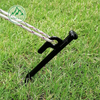 Outdoor canopy tent ground stakes, camping steel pegs, wilderness camping stakes, gardening anchors, camping accessories, windproof pegs 
