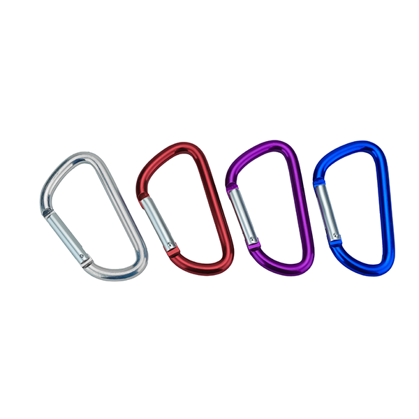 Aluminum Clip Hooks Galvanized Spring Buckle for Mountaineering Buckle