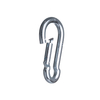 Iron Carabiner Load-bearing Carabiner Lock Ring Travel Kit Oval Carabiner Iron Silver