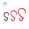 S-shaped wire carabiner Wild camping tent backpack hook Special-shaped spring buckle