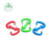 Z-shaped aluminum alloy steel wire carabiner outdoor cookware hook travel backpack wire buckle