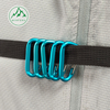 Small aluminum alloy steel wire carabiner Outdoor water bottle suspension buckle Hiking backpack hook