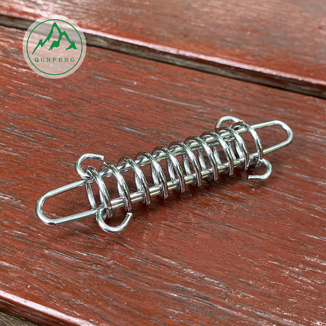 Tent spring wind rope buckle, outdoor camping canopy fixed spring buckle, awning fixed wire buckle